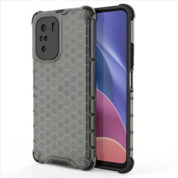 Honeycomb Case armor cover with TPU Bumper for Xiaomi Redmi K40 Pro+ / K40 Pro / K40 / Poco F3 black Honeycomb Case armor cover with TPU Bumper for Xiaomi Redmi K40 Pro+ / K40 Pro / K40 / Poco F3 black