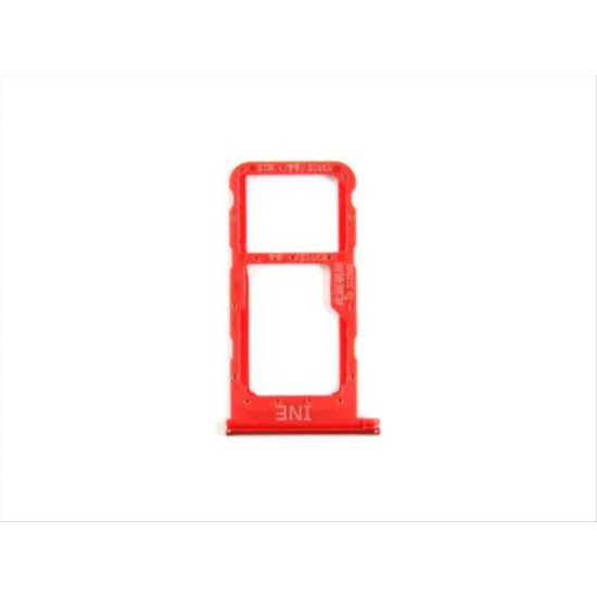Huawei P Smart Plus (Nova 3i) Sim And SD Card Holder Red Huawei P Smart Plus (Nova 3i) Sim And SD Card Holder Red