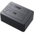 ISHEEP Dual Bay Hard Drive Docking Station, USB 3.0 to 2.5/3.5 inch SATA HDD/SSD, Support for Offline Clones K3082