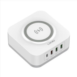 LDNIO AW004 32W Wireless Charge Qi 1 x Type-C F, 3 x USB F LDNIO AW004 32W Wireless Charge Qi 1 x Type-C F, 3 x USB F