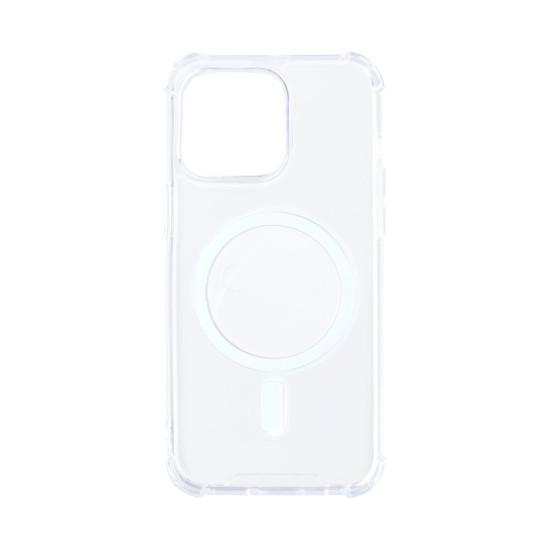 Rixus For iPhone 12 Mini Anti-Burst Case With Magsafe Transparent Rixus For iPhone 12 Mini Anti-Burst Case With Magsafe Transparent