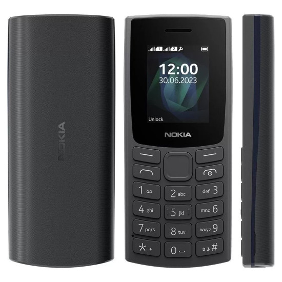 ΚΙΝΗΤΟ ΜΕ ΠΛΗΚΤΡΑ NOKIA 105 (2023) 2G 1.8" DUAL SIM 48MB/128MB (TA-1557) CHARCOAL GR