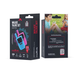 Maxlife MXWT-100 walkie talkie set blue - pink OEM0200598 Maxlife MXWT-100 walkie talkie set blue - pink OEM0200598