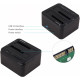 Salcar USB 3.0 Offline Klon docking station with 2 slots optimized for HDD/SSD hard drives 2.5 and 3.5 inch SATA III including USB 3.0 cable and 12V 3A power supply supports 2x8TB aluminum (black) Salcar USB 3.0 Offline Klon docking station with 2 slots optimized for HDD/SSD hard drives 2.5 and 3.5 inch SATA III including USB 3.0 cable and 12V 3A power supply supports 2x8TB aluminum (black)
