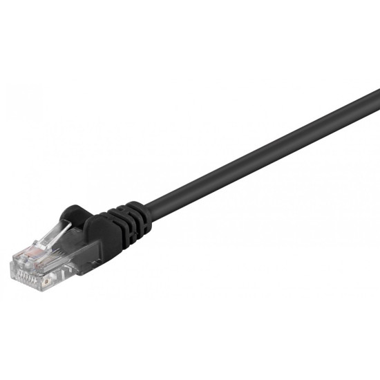 GΟOBAY καλώδιο δικτύου 68645, CAT 5e U/UTP, CCA, PVC, 10m, μαύρο 68645