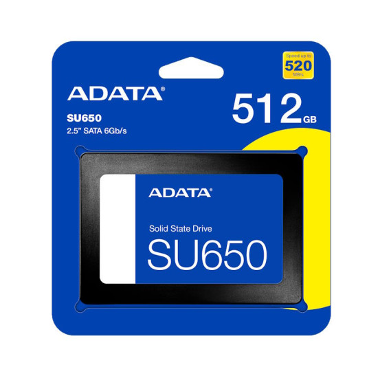Δίσκος SSD Adata Ultimate SU650 512GB 2.5" SATA III ASU650SS-512GT-R