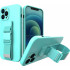 Rope case gel case with a chain lanyard bag lanyard iPhone 12 light blue