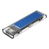 Orico Enclosure SSD M.2 , NVME, USB-C 3.1 Gen.2, 10Gbps (blue) - 069533