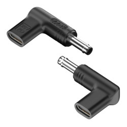 POWERTECH αντάπτορας τροφοδοσίας YX-17, USB-C σε HP 4.8x1.7mm, μαύρος - YX-17 POWERTECH αντάπτορας τροφοδοσίας YX-17, USB-C σε HP 4.8x1.7mm, μαύρος - YX-17