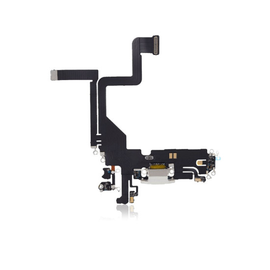 For iPhone 14 Pro System Connector Flex Board Silver - OEM 14 Pro Con Slv