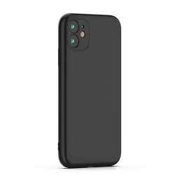 Silicon case for iPhone SE 2025 black