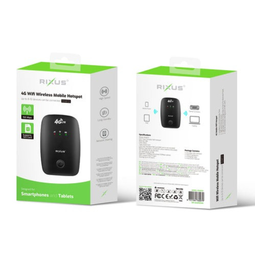 Rixus RXMF01 Wifi Wireless Mobile Hotspot Black Rixus RXMF01 Wifi Wireless Mobile Hotspot Black