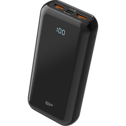 SILICON POWER power bank QS28, 20000mAh, 2x USB & USB Type-C, 18W, μαύρο