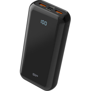 SILICON POWER power bank QS28, 20000mAh, 2x USB & USB Type-C, 18W, μαύρο