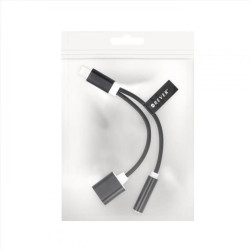 2in1 lightning+audio adapter black bulk 2in1 lightning+audio adapter black bulk