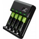 Set Green Cell GC VitalCharger and batteries 2xAA 2000mAh 2xAAA 800mAh GRSETGC03