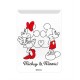 Pocket Stickers Mickey and Minnie 002 Disney DPOCMM002 White