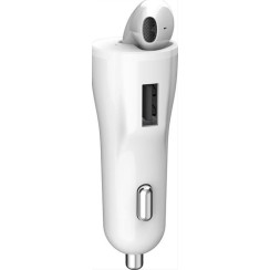 XO car charger bluetooth earphone CB1 white 1USB 18W GSM101999
