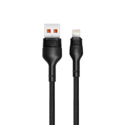 XO cable USB - Lightning 1,0 m 5A black NB55 XO cable USB - Lightning 1,0 m 5A black NB55
