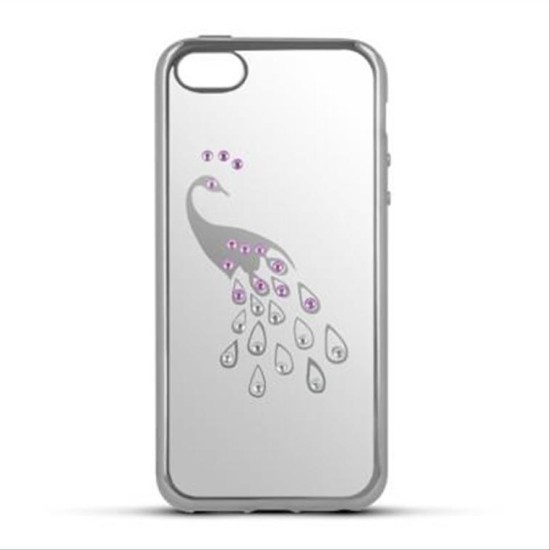Beeyo Peacock Case for Samsung J1 2016 silver GSM021021