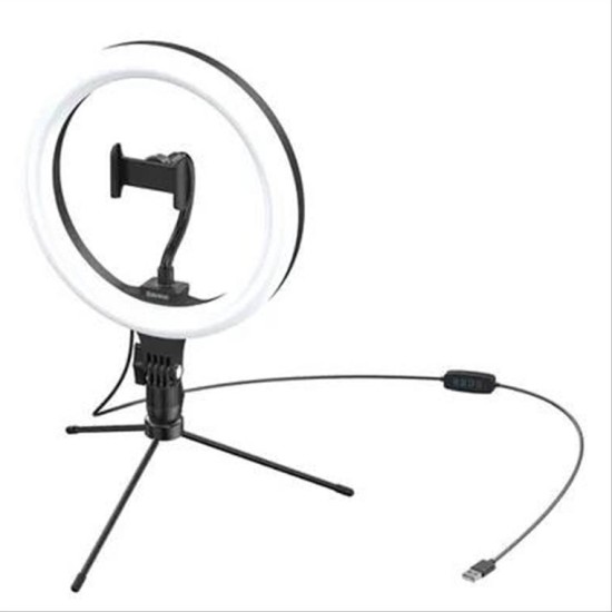 BASEUS Led RING lamp 10inch with holder for mobile CRZB10-A01
