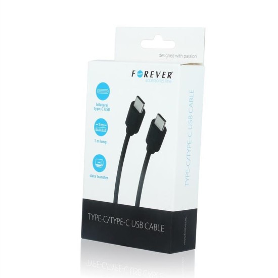 Forever Type-C/type-C USB 2.0 cable black box T_0015237