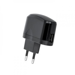 USB wall charger 1A black SETTY