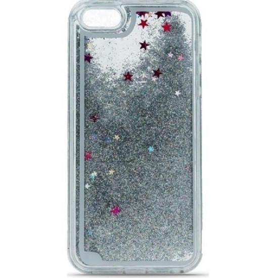 Liquid Glitter TPU Case for iPhone 6/6s plus silver GSM018821