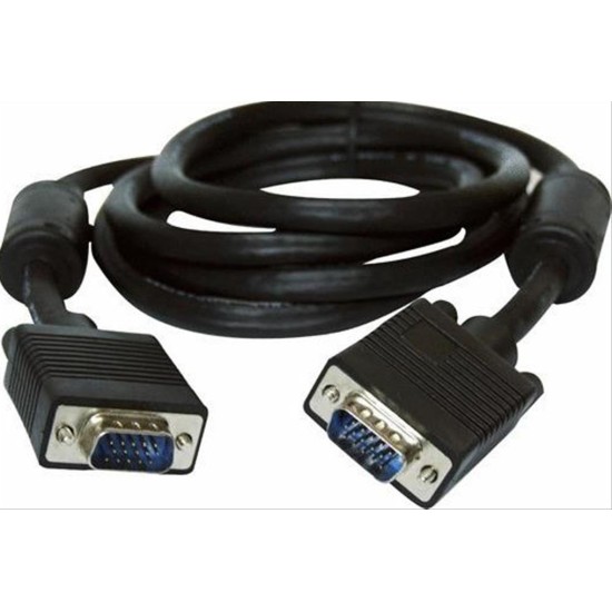 POWERTECH Καλώδιο VGA HD 15pin male - male, 1.5m , μαύρο