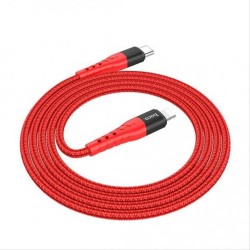 HOCO Superior Power Delivery PD charging cable for iPhone Lightning 8-pin U64 red HOCO Superior Power Delivery PD charging cable for iPhone Lightning 8-pin U64 red