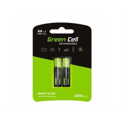 Green Cell 2x Battery AA HR6 2600mAh GR05 Green Cell 2x Battery AA HR6 2600mAh GR05