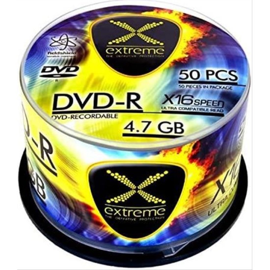 DVD-R EXTREME 4,7GB X16 - CAKE BOX 50 PCS. 1164