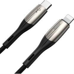 Baseus cable Horizontal (type-C - 8-pin | 1 m) black PD 18W CATLSP-01