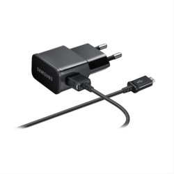 Original Travel Charger Samsung (ETAU90EBE) micro USB 2A bulk BLACK