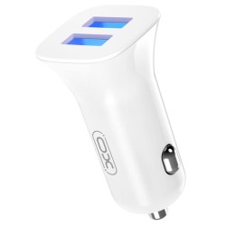 XO car charger CC31 2x USB 2,4A white