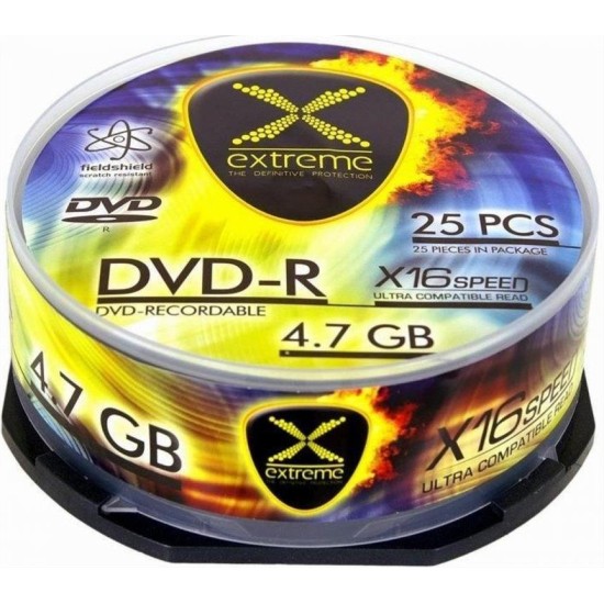 Extreme DVD-R 4,7 GB x16 CAKE BOX 25