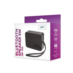 Setty Bluetooth speaker GB-100 5W black Setty Bluetooth speaker GB-100 5W black