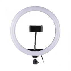 LED Ring light M33, 33cm, 25W, Black