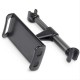 REAR HEADREST CAR PHONE HOLDER BLACK RearHeadrestCarphoneholder