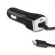 Qolec car charger 12-24V | 12W | 2.4A | Micro USB 50138
