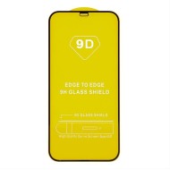 Tempered Glass 9D iPhone 13 / 13 Pro / 14 6,1" black frame