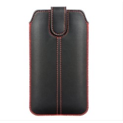 Forcell pocket pouch case ultra slim M4 for Apple Iphone 5/5S/5SE/5C Black