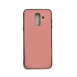 Glass case for Samsung A6 Plus 2018 pink Glass case for Samsung A6 Plus 2018 pink