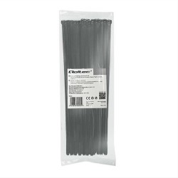 Qoltec Self-locking cable tie | 3.6*300mm | 100 pcs. Nylon UV 56006