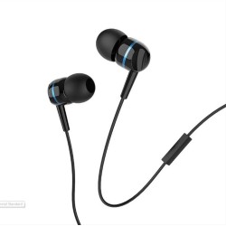 HOCO headphones W24 Enlighten headphones with mic set Blue