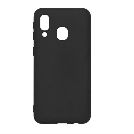 TPU case for Samsung A40 black GSM042799