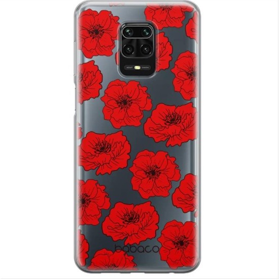 Phone case Flowers 018 Babaco Xiaomi REDMI NOTE 9 PRO/ 9S BPCFLOW16631 Transparent