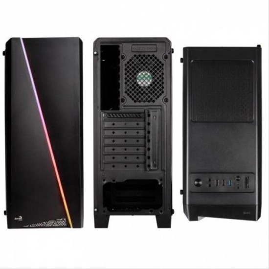 Θήκη υπολογιστή AeroCool PGS CYLON RGB ADVANCE BLACK/USB3/ATX AEROPGSCYLON-BK