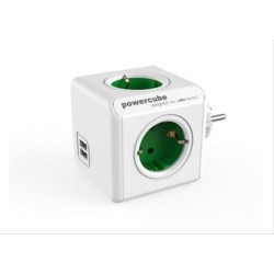 ALLOCACOC PowerCube Original 2 USB 2.1A - Πολύμπριζο - Πράσινο
