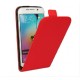 Elegance leather case for Samsung S7272 Ace 3 red